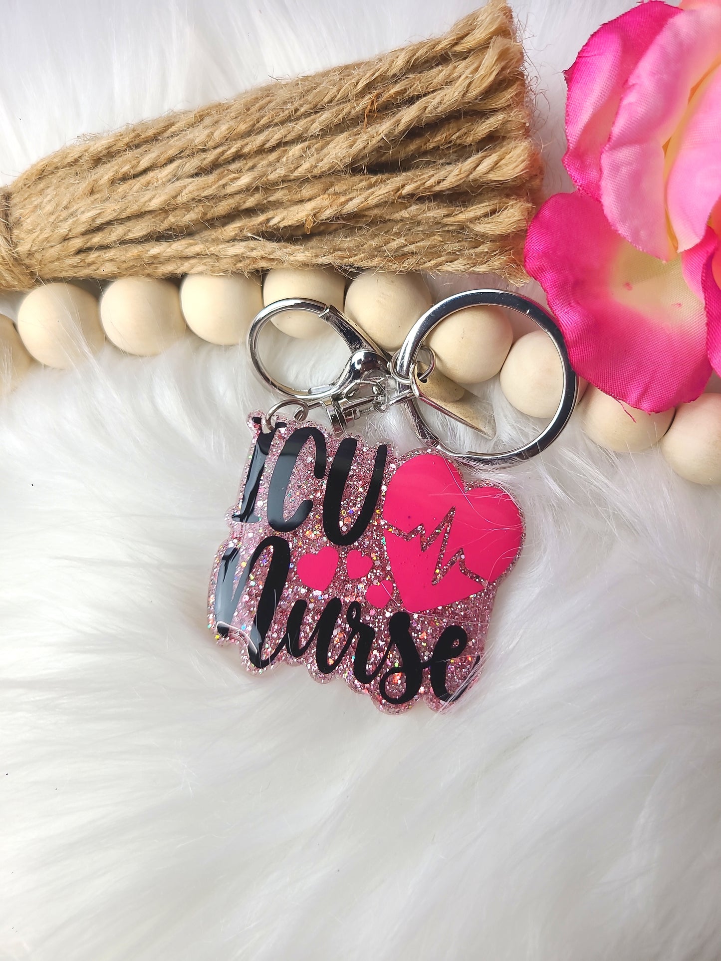 ICU Nurse Keychain (RTS)