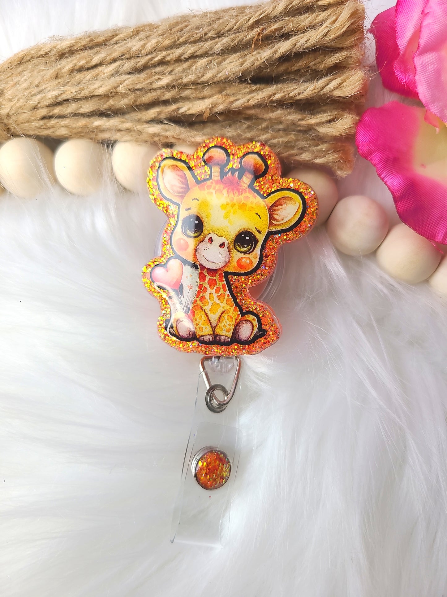 Baby Giraffe Badge (RTS)