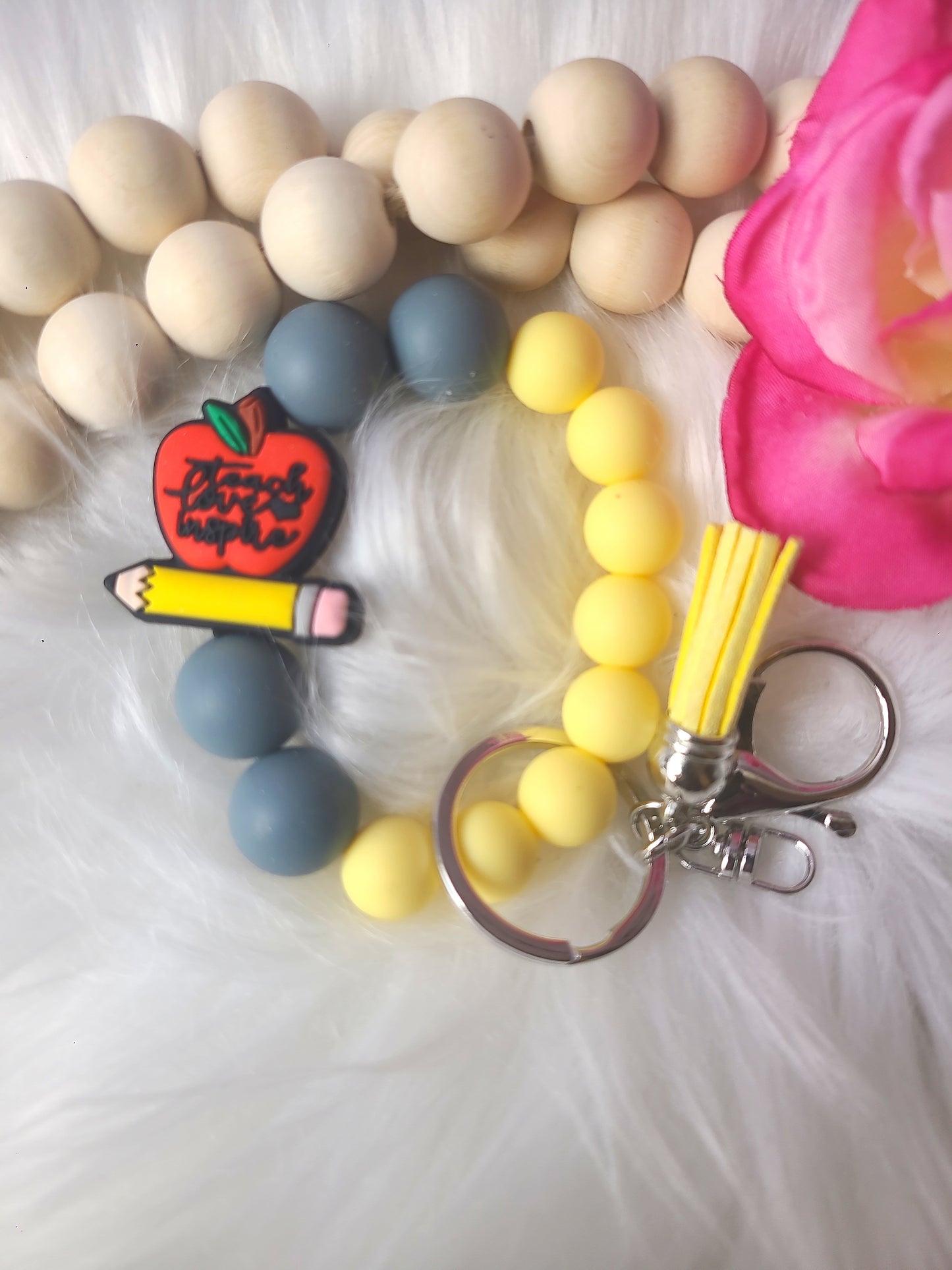 Red Apple Wristlet (RTS)
