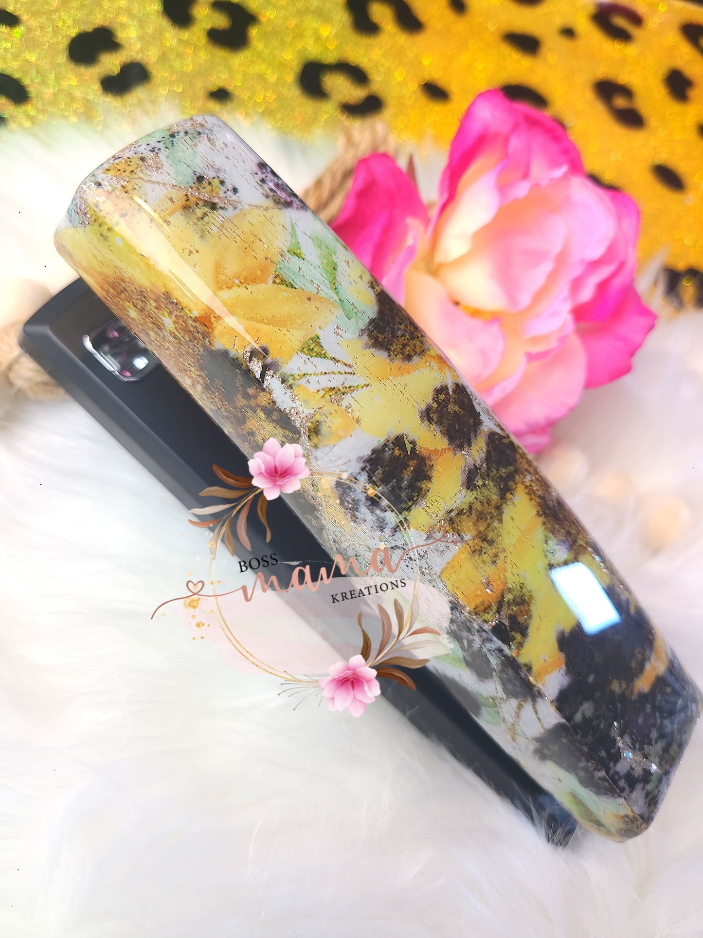 Sunflower Cowprint Stapler (RTS)