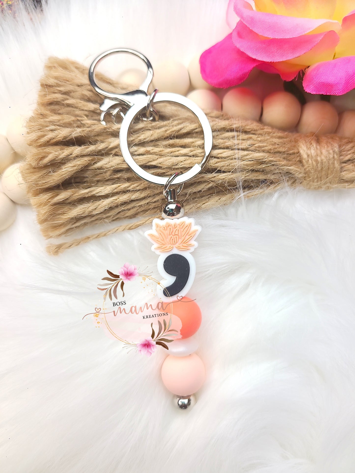 Semicolon Bar Keychain (RTS)