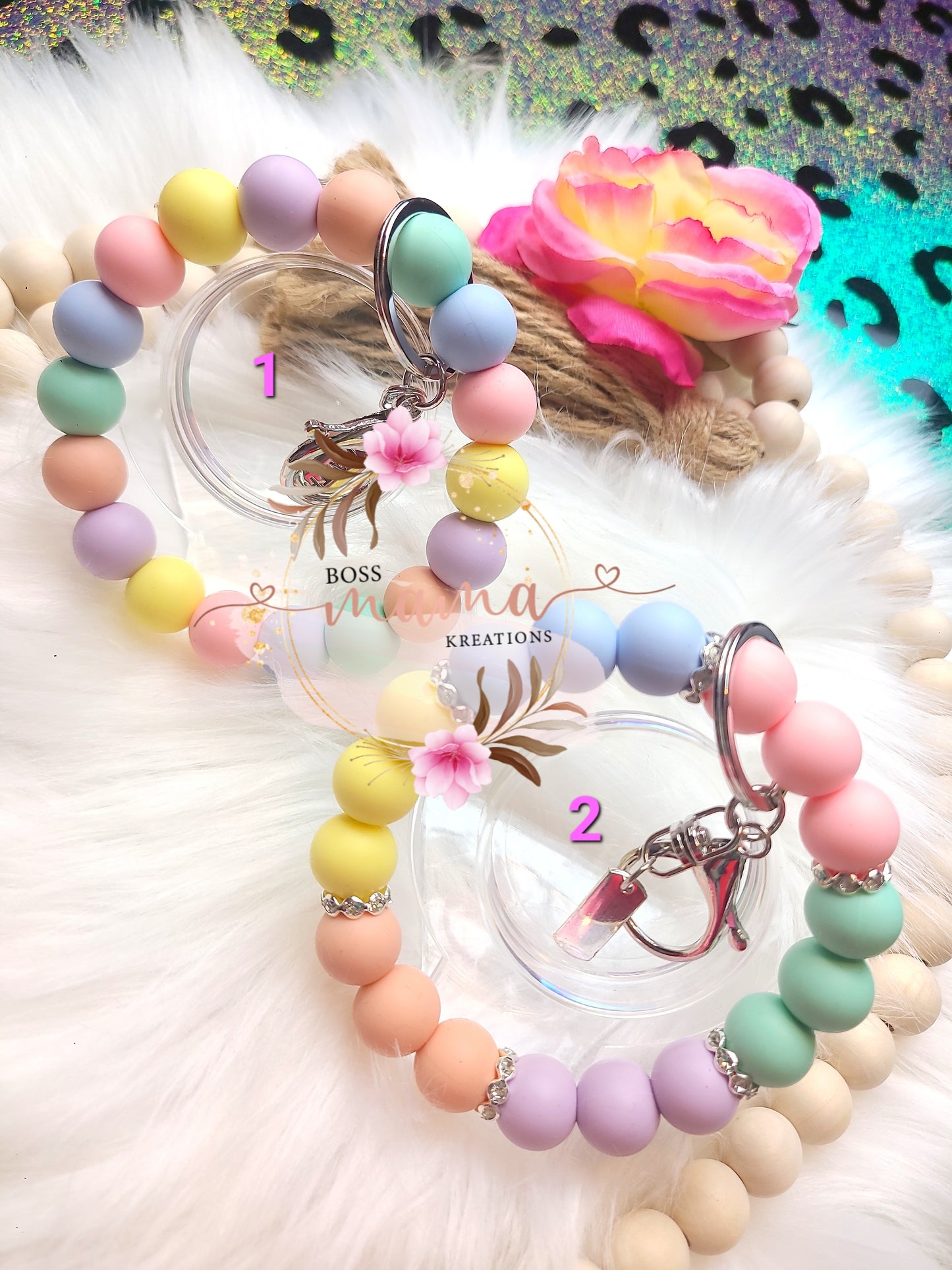 Pastel Candy Wristlet (RTS)