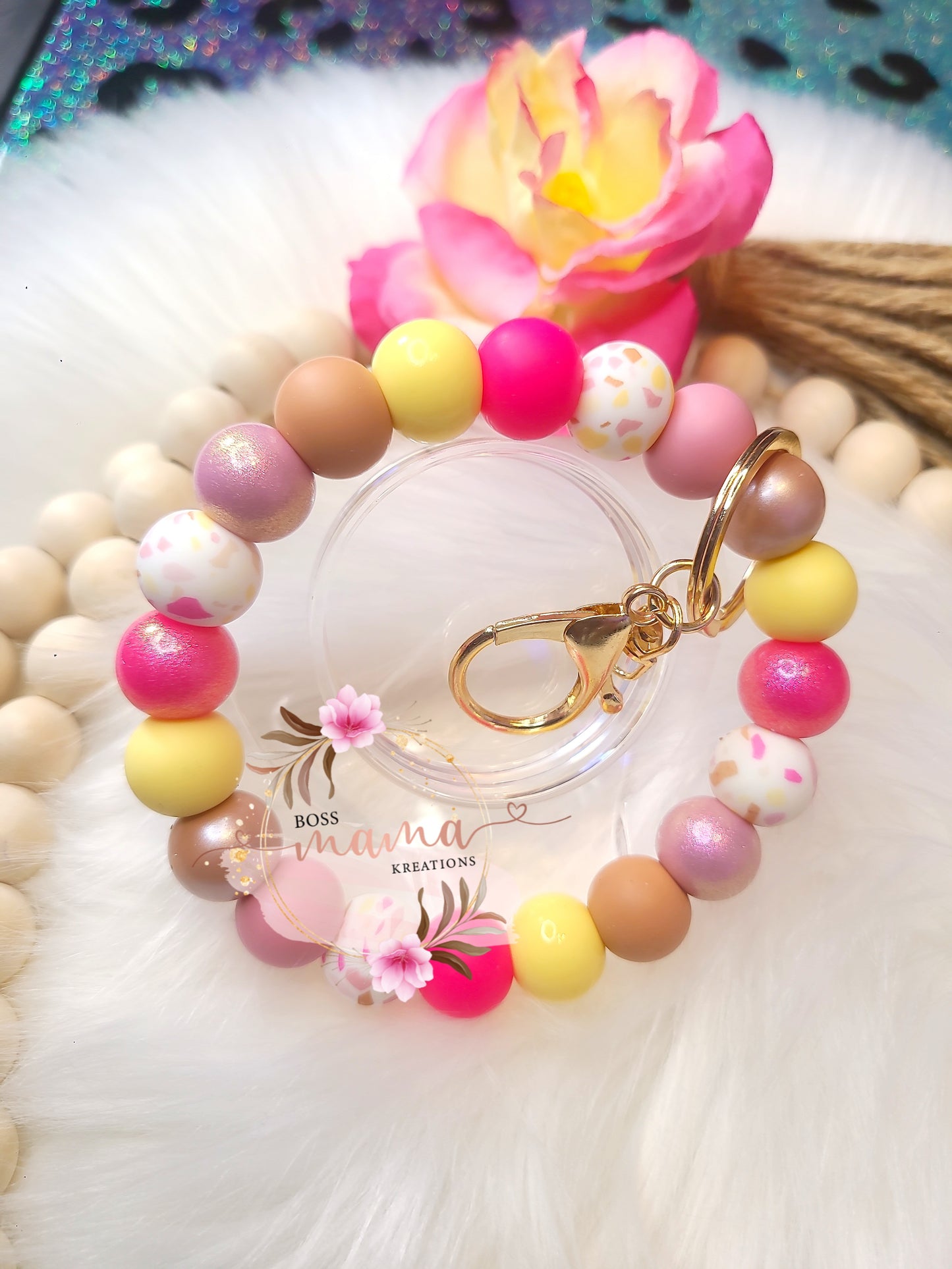 Sunset Terrazzo Wristlet (RTS)