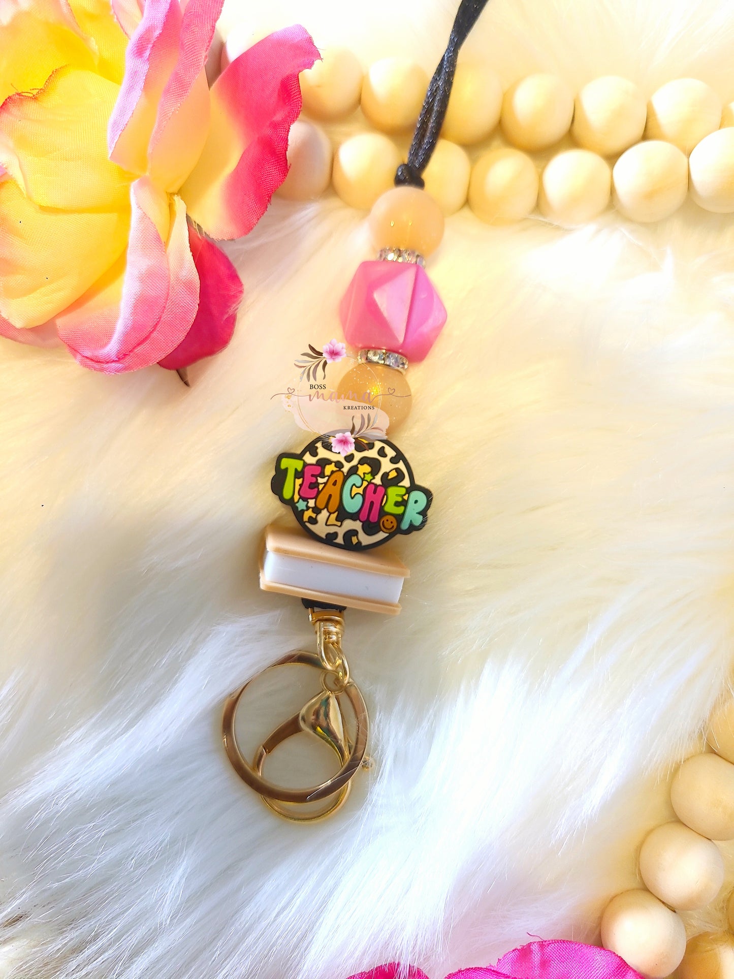 Leopard Teacher Lanyard (RTS)