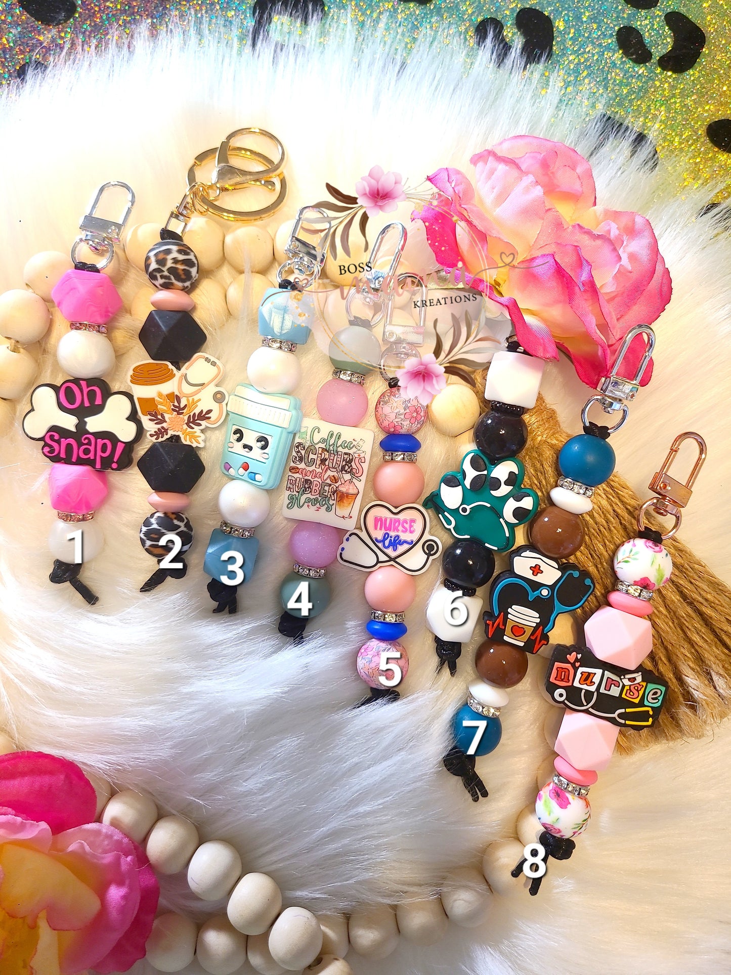 Medical Bar Keychain (RTS)