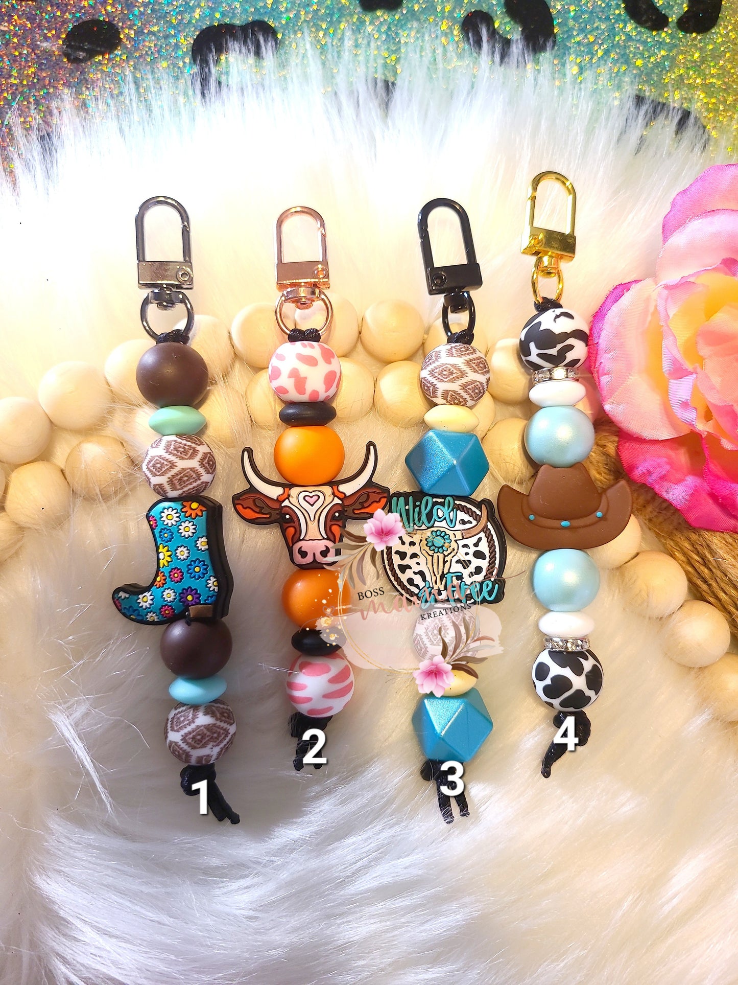 Western Bar Keychain (RTS)