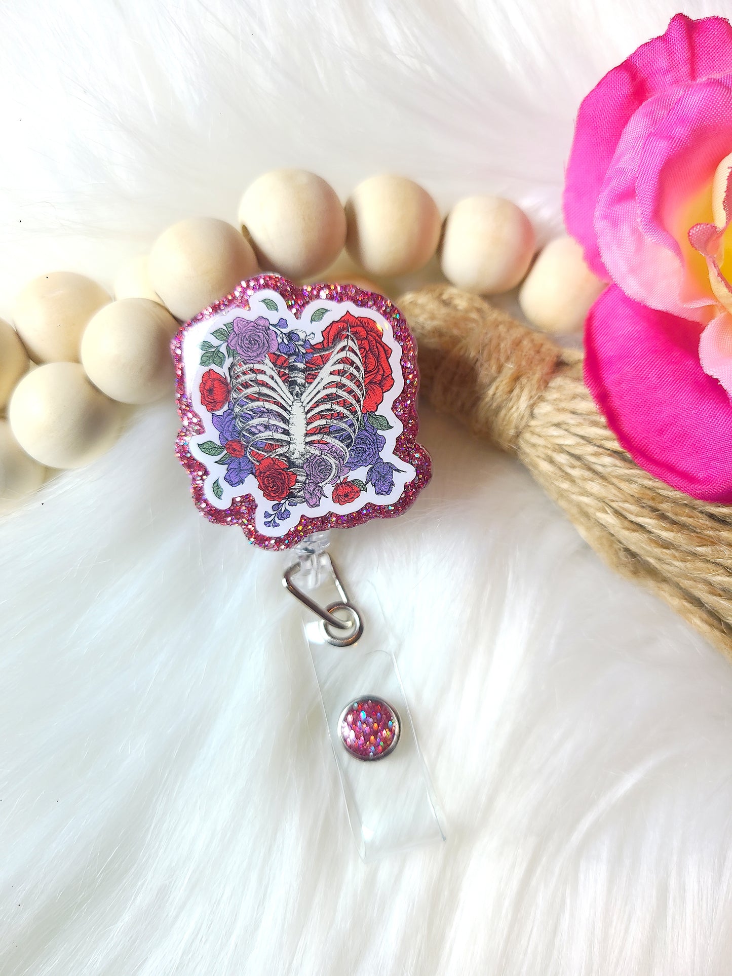 Floral Ribs Badge (RTS)