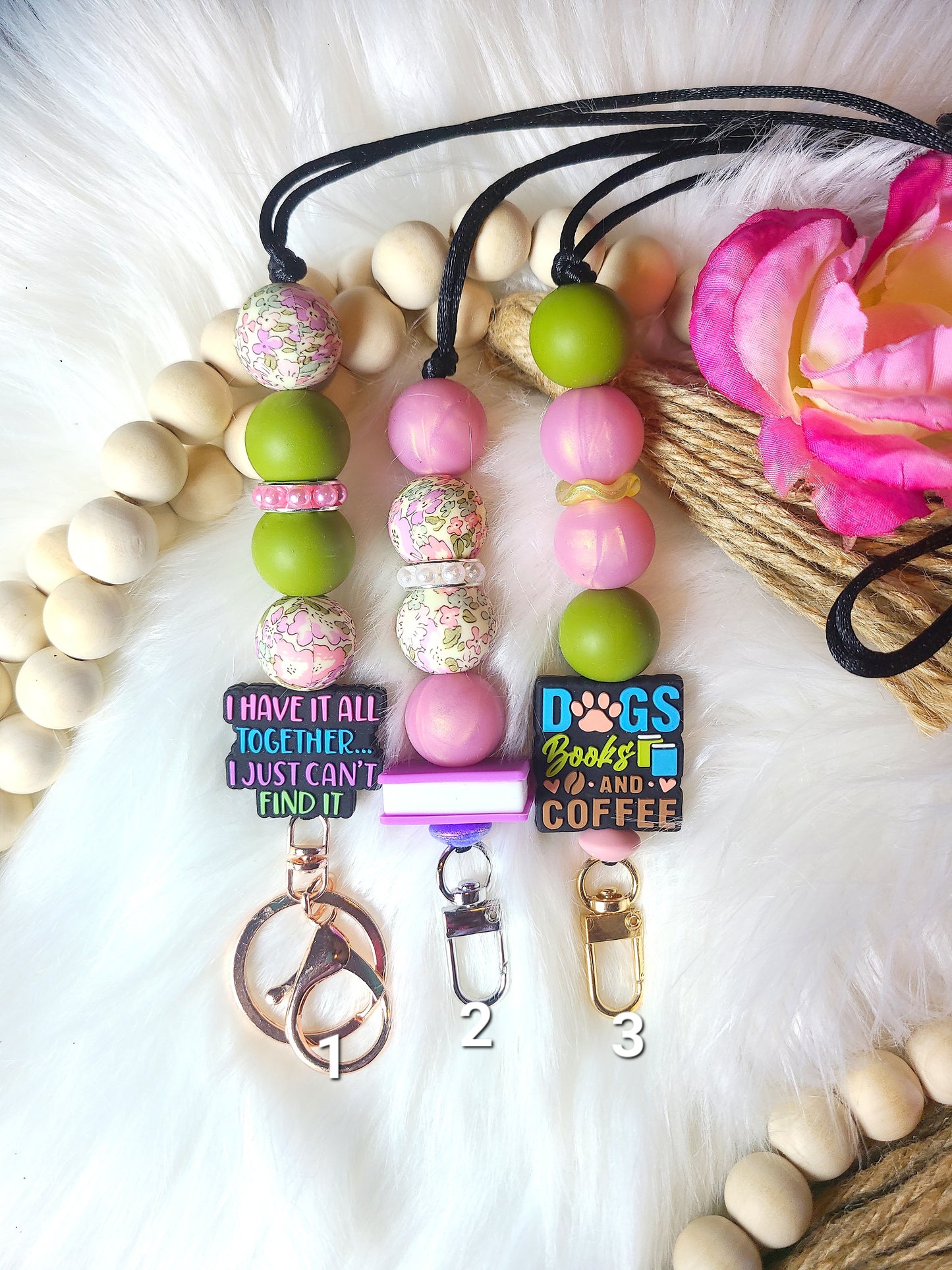 Spring Floral Lanyard (RTS)