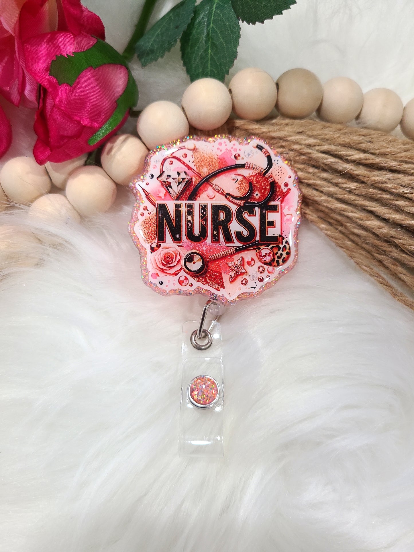 Blinged Nurse Badge (RTS)