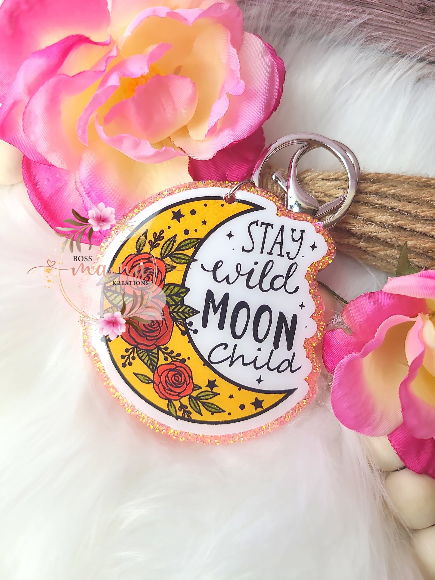 Moon Child Keychain (RTS)