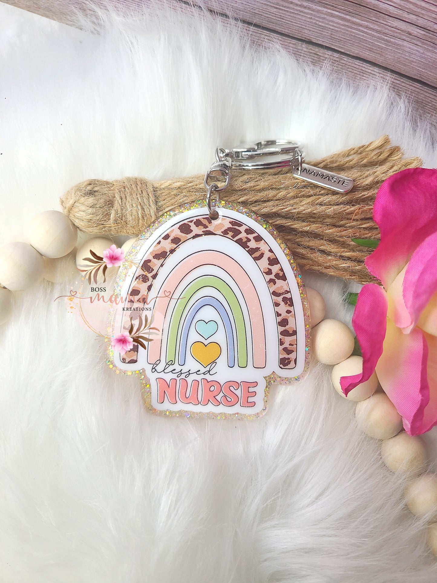 Blessed Nurse Keychain (RTS)