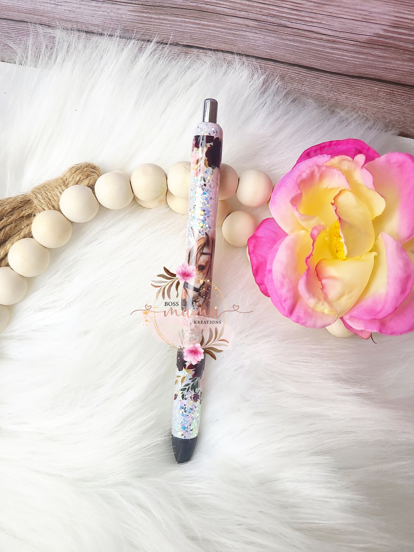 Floral Horses Pen (RTS)