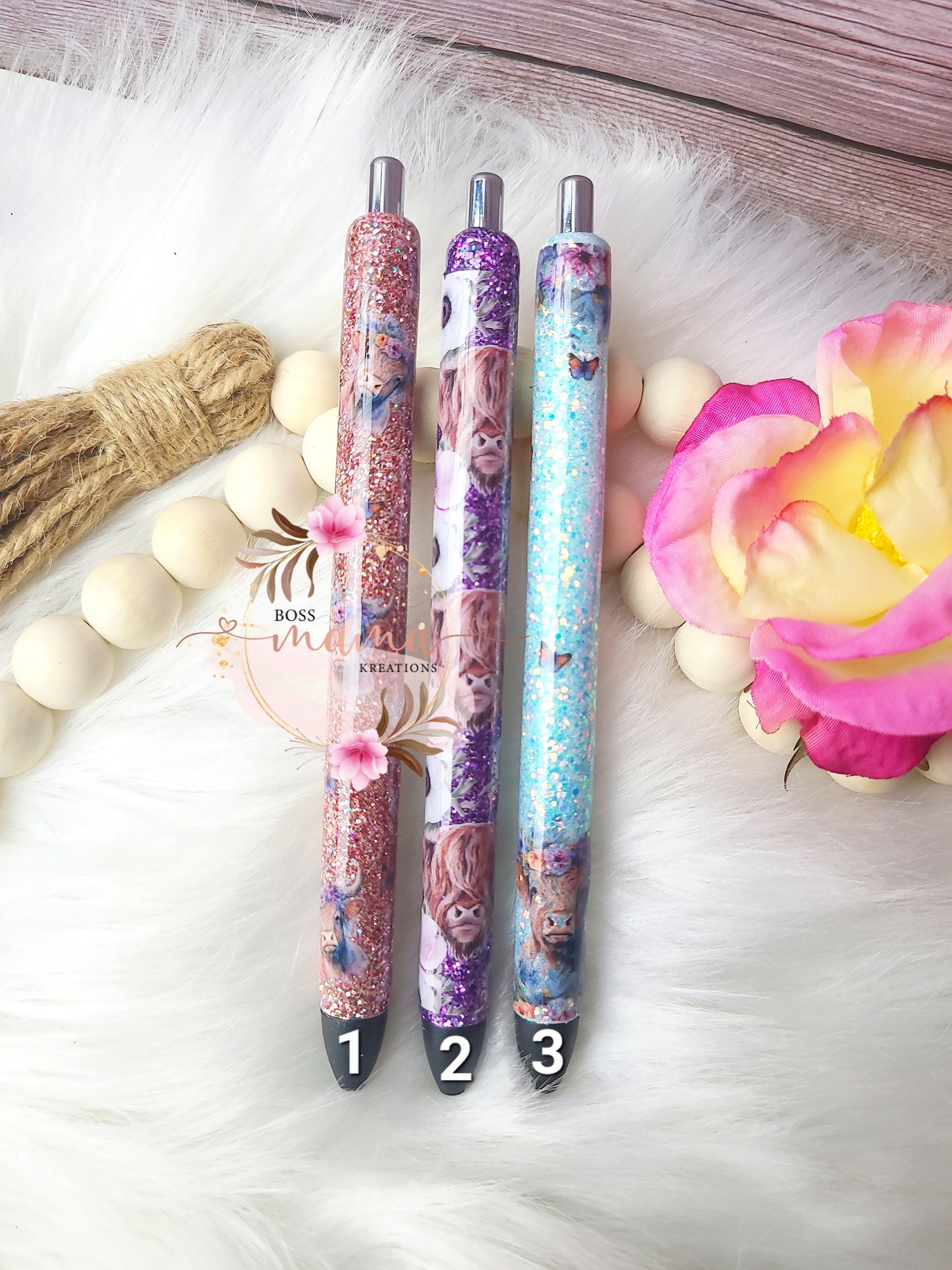 Floral Cows Pen (RTS)