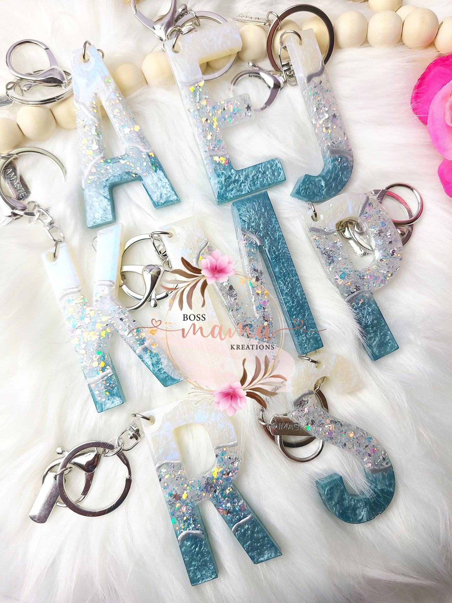 Big Icy Blue Letters (RTS)