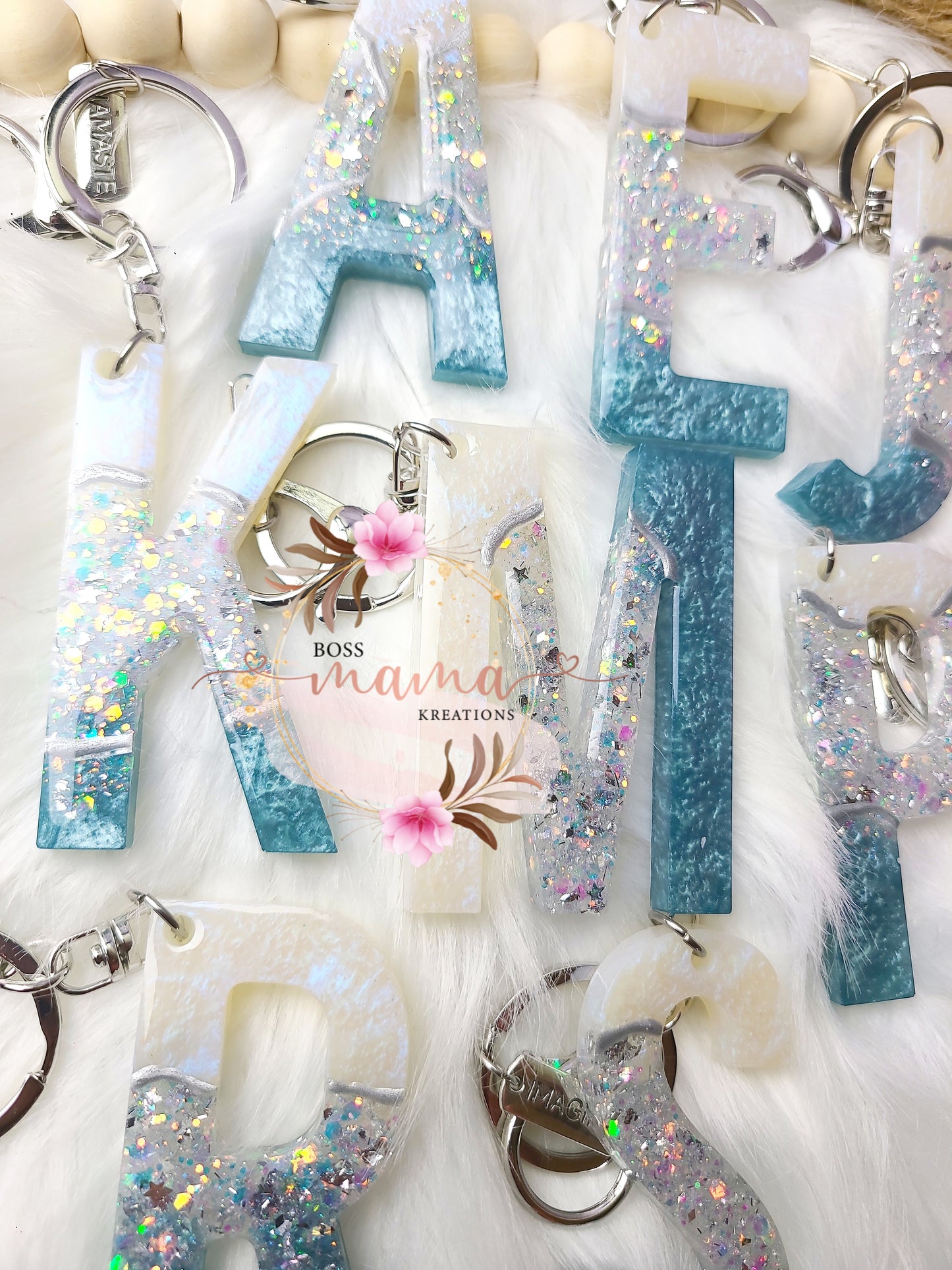 Big Icy Blue Letters (RTS)