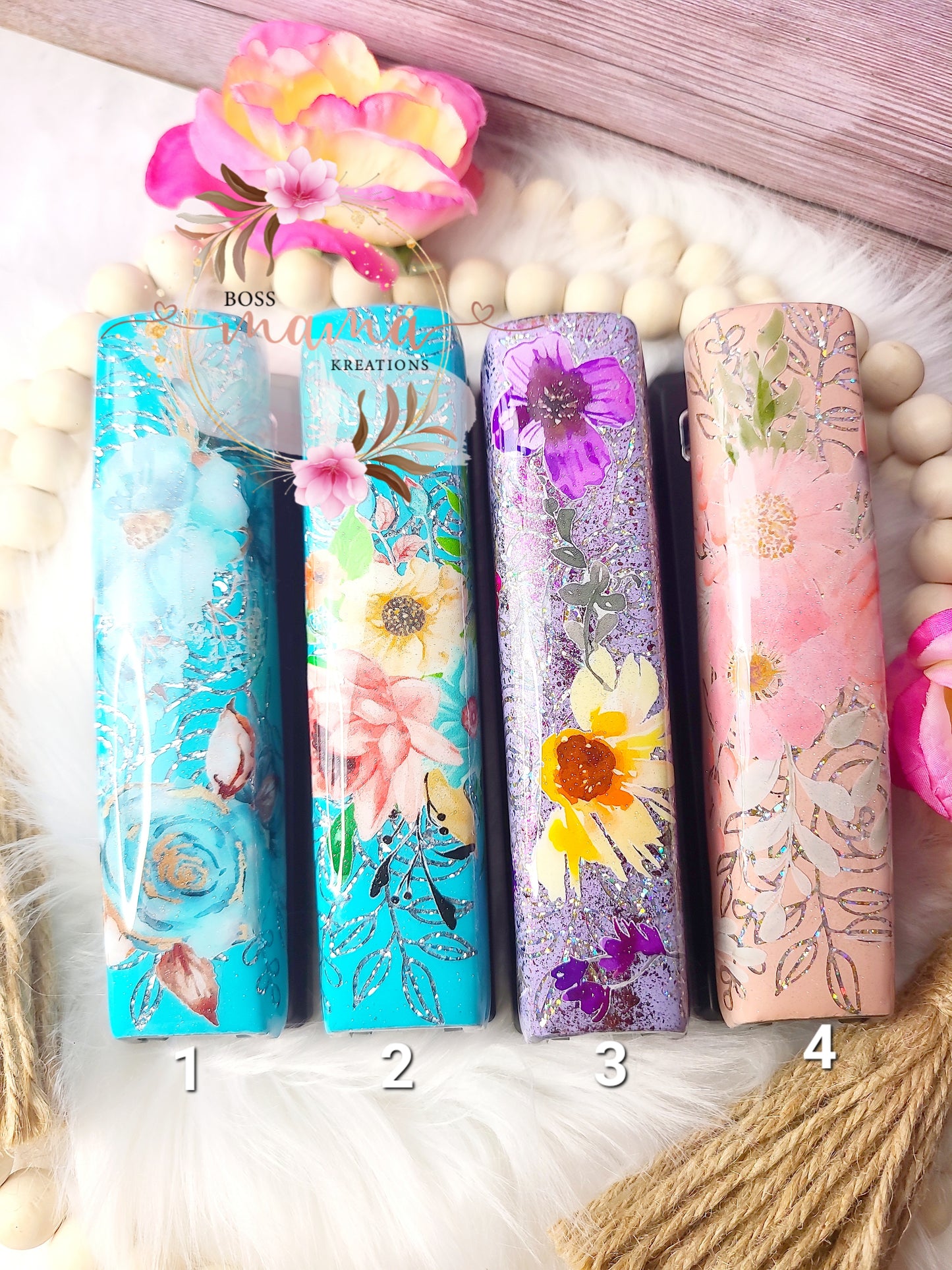 Peekaboo Floral Stapler (RTS)
