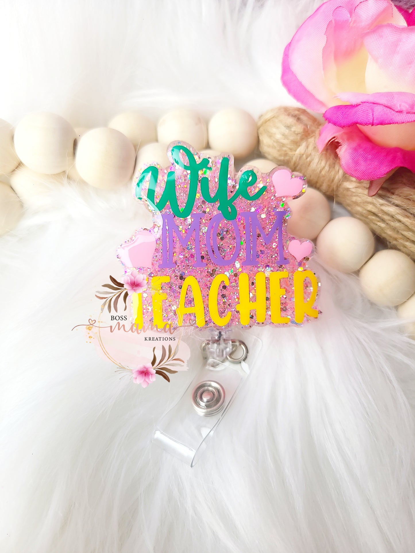 Wife, Mom, Teacher Badge (RTS)