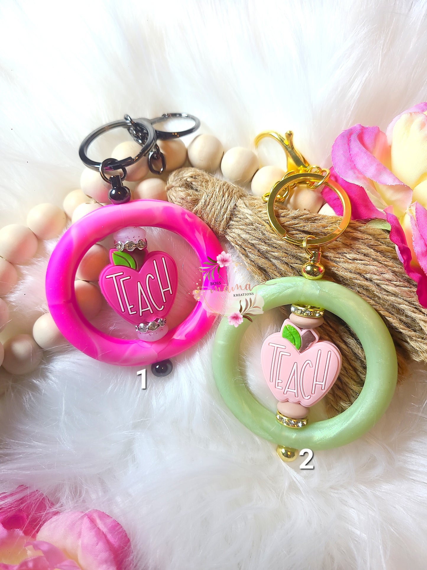 Apple Heart KeyRing (RTS)