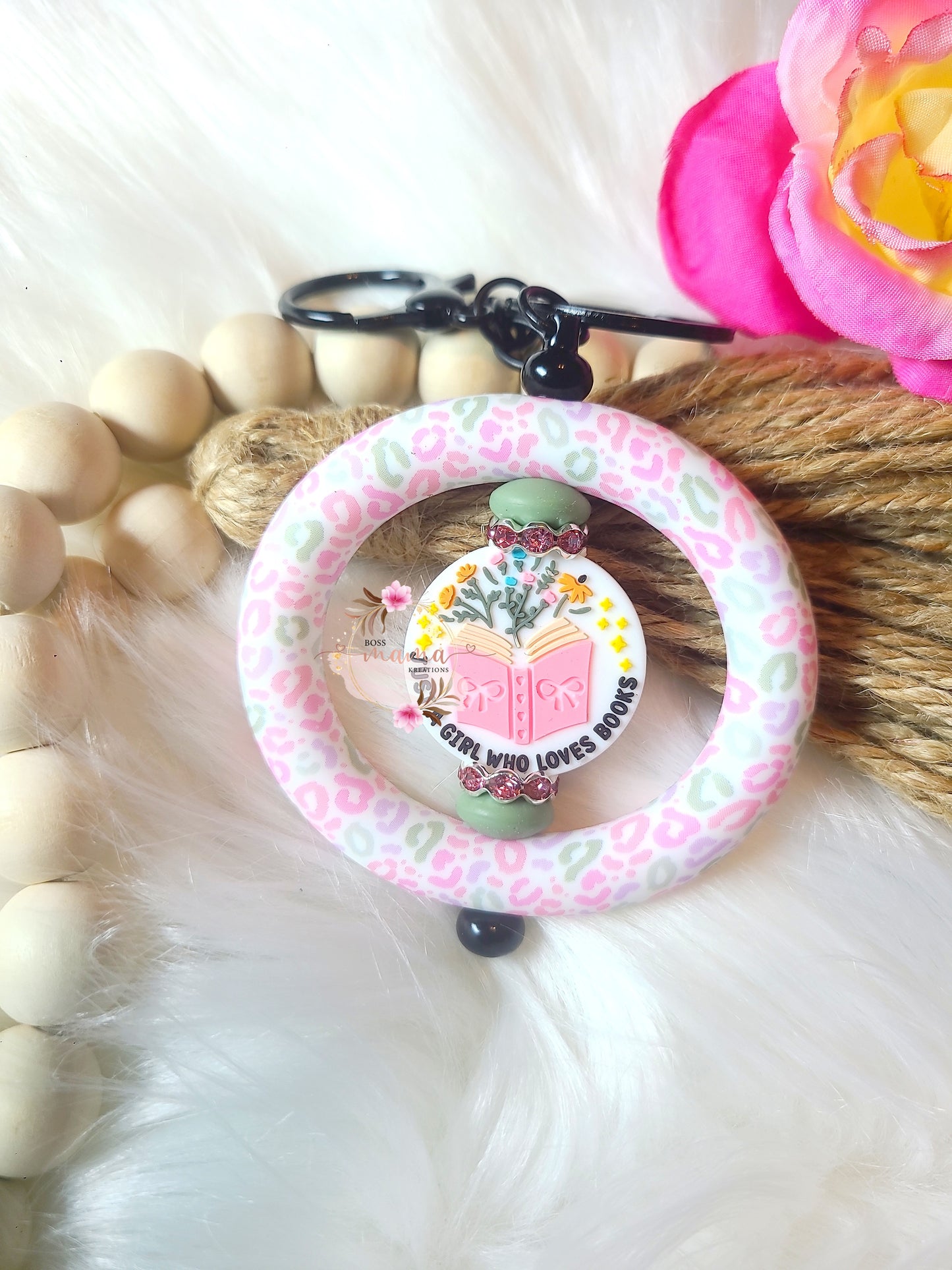 Just a Girl KeyRing (RTS)