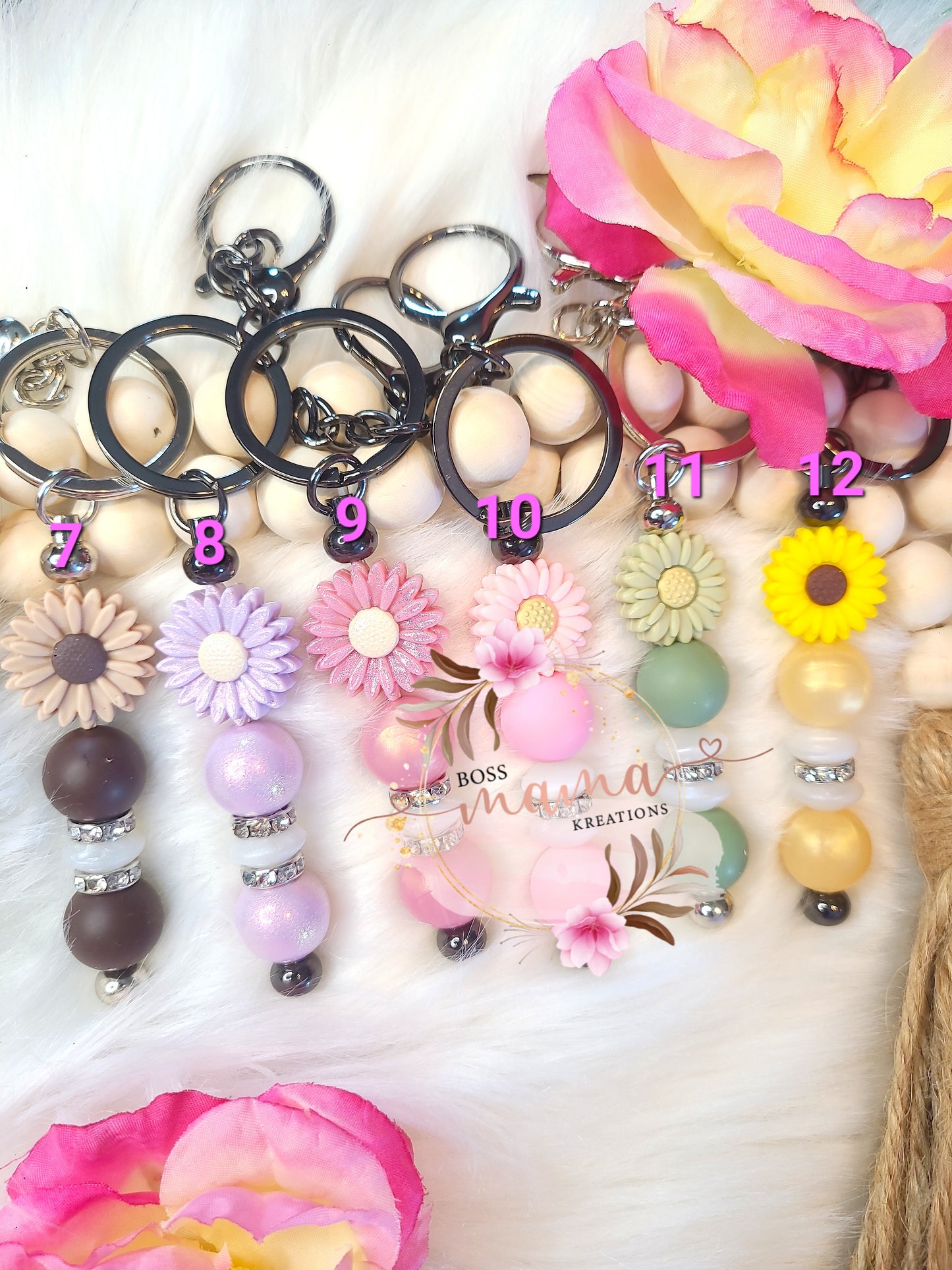 Sunflower Bar Keychain (RTS)