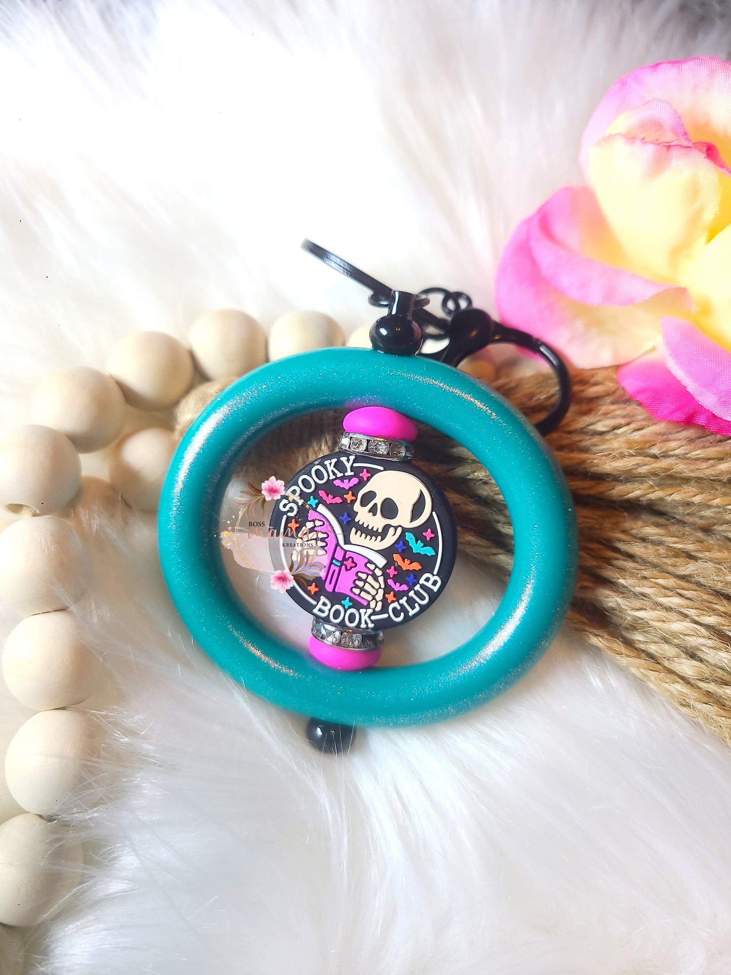 Spooky Book KeyRing (RTS)