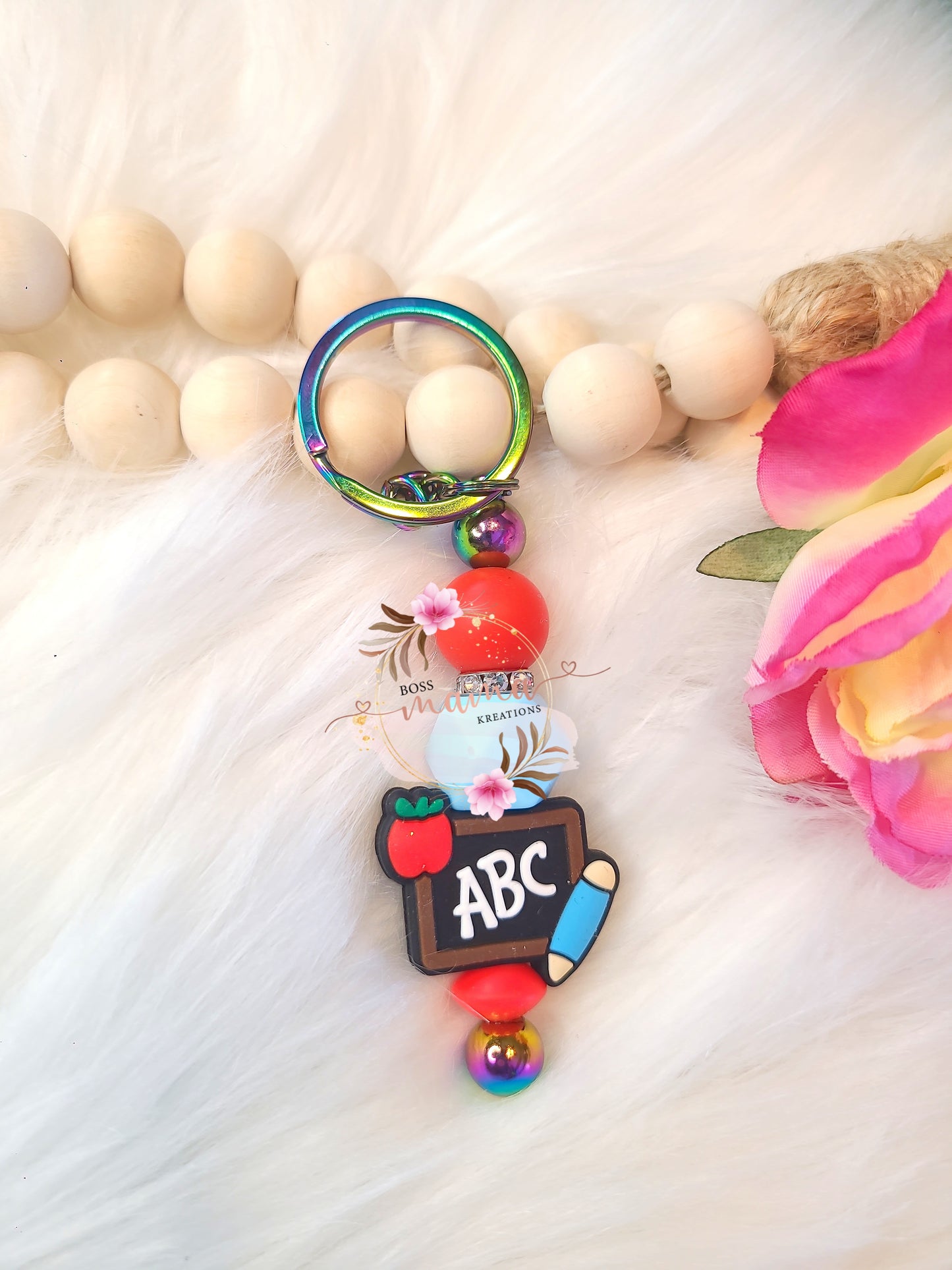 ABC Board Bar Keychain (RTS)