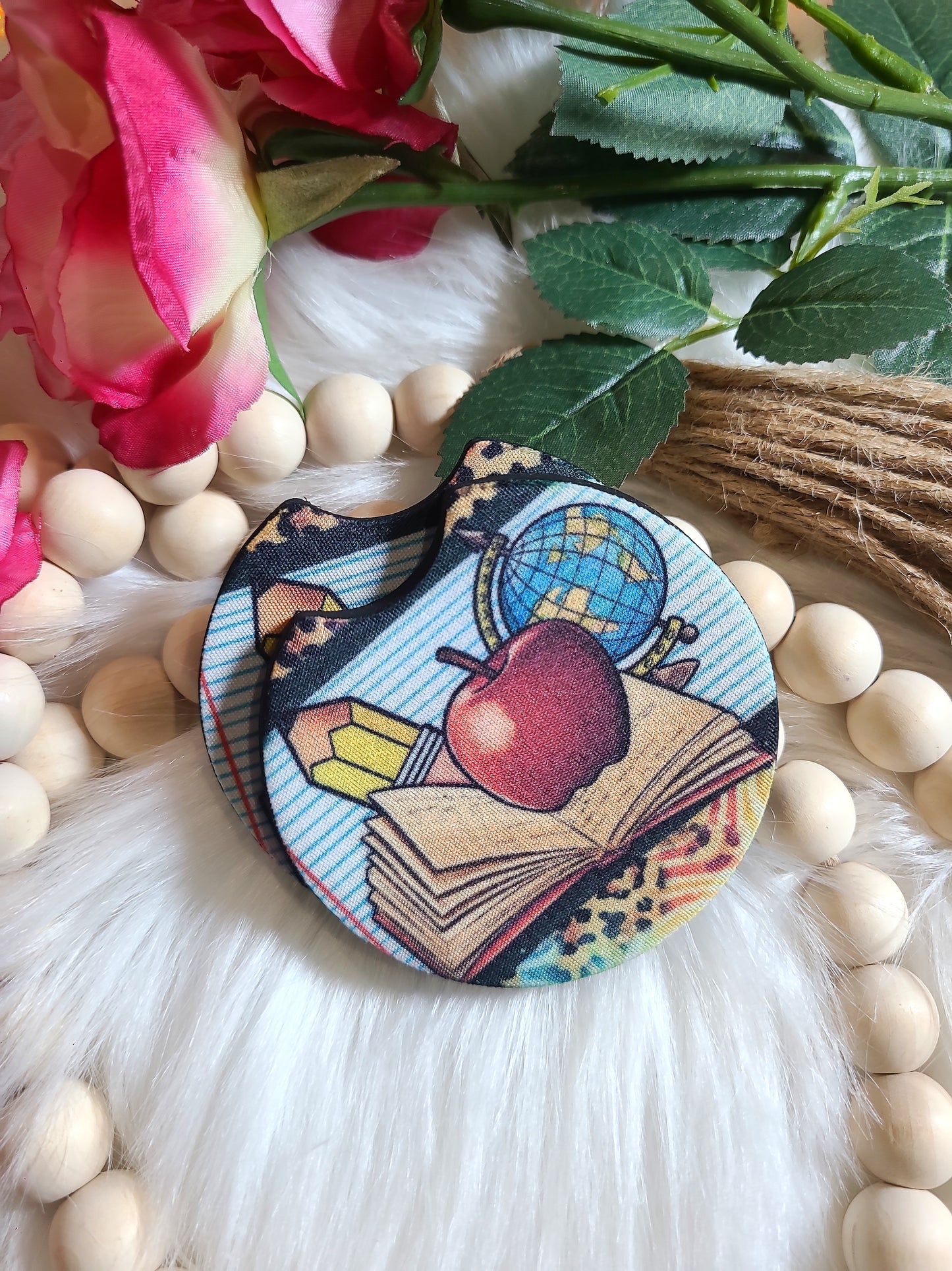 AppleBook Car Coasters (RTS)