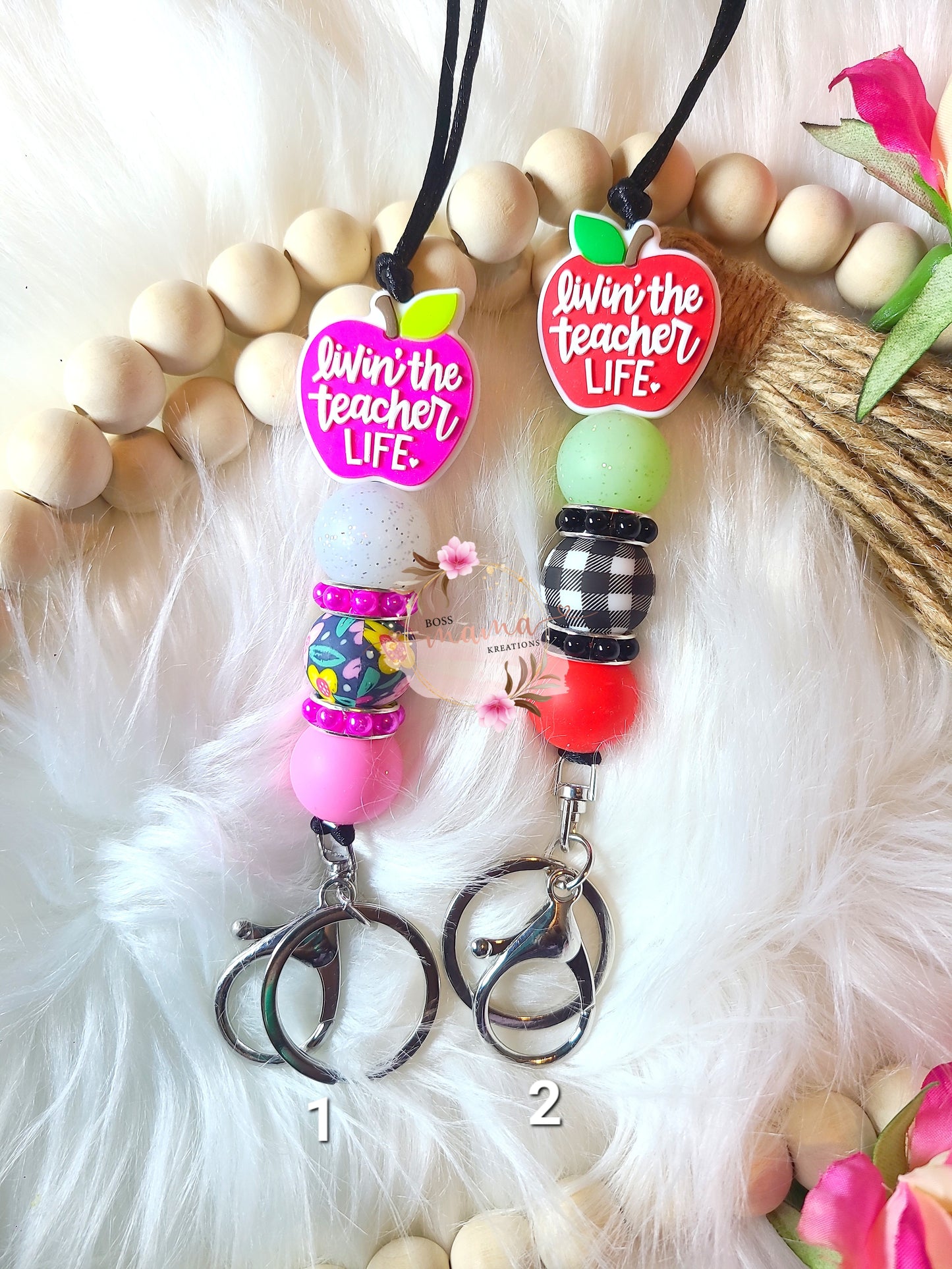 Livin' Teacher Life Lanyard (RTS)