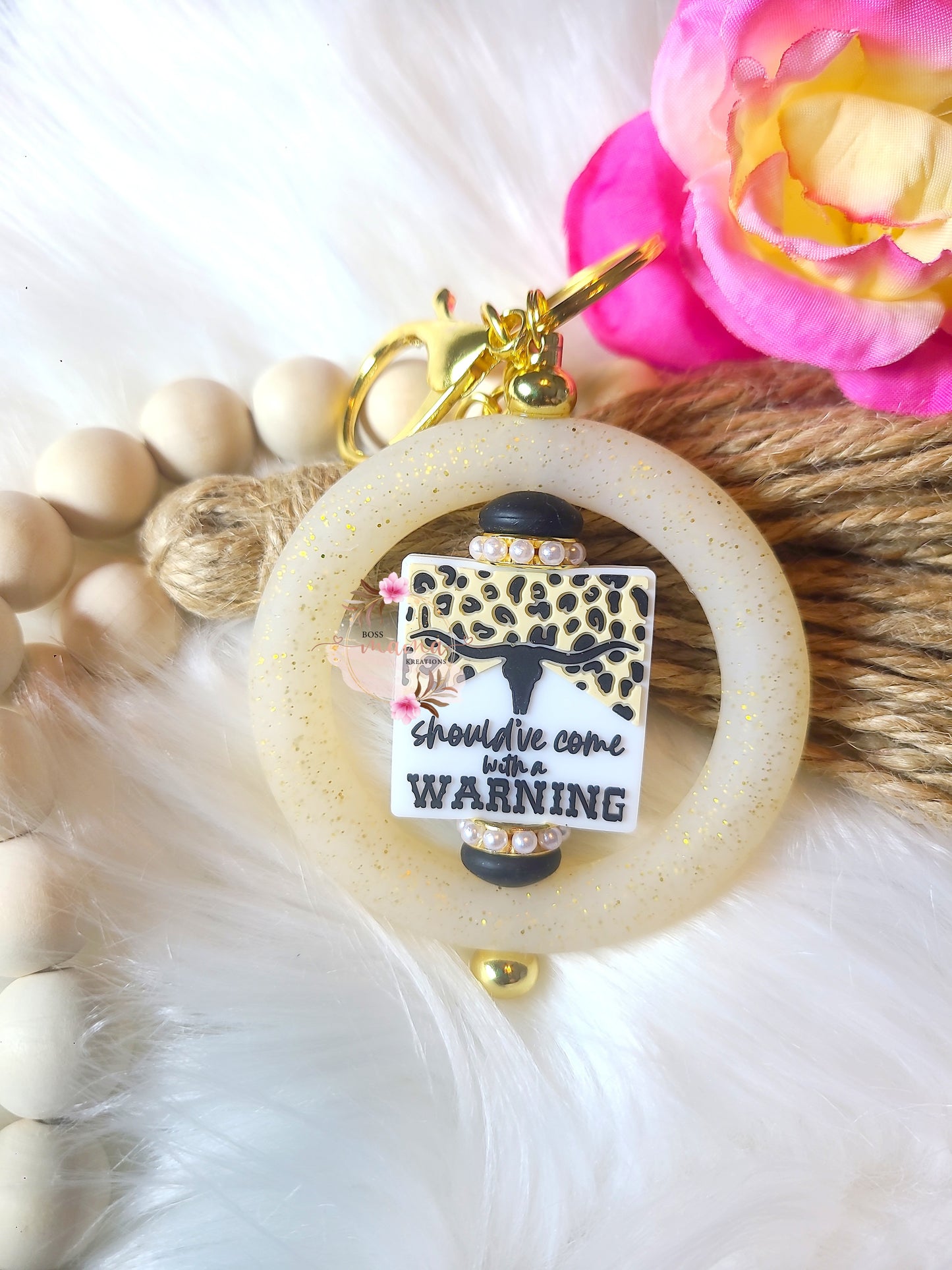 Warning Label KeyRing (RTS)