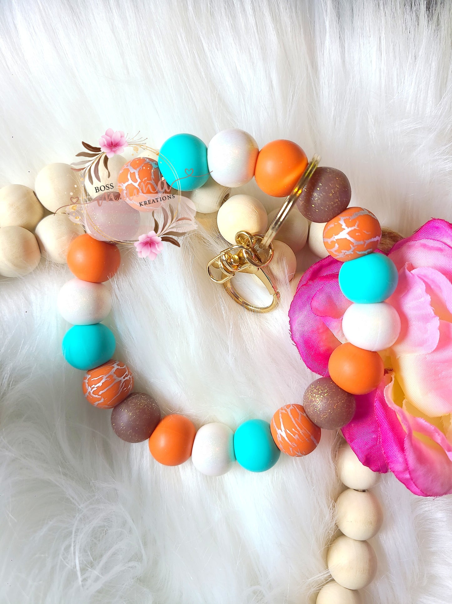 Burnt Orange Wristlet (RTS)