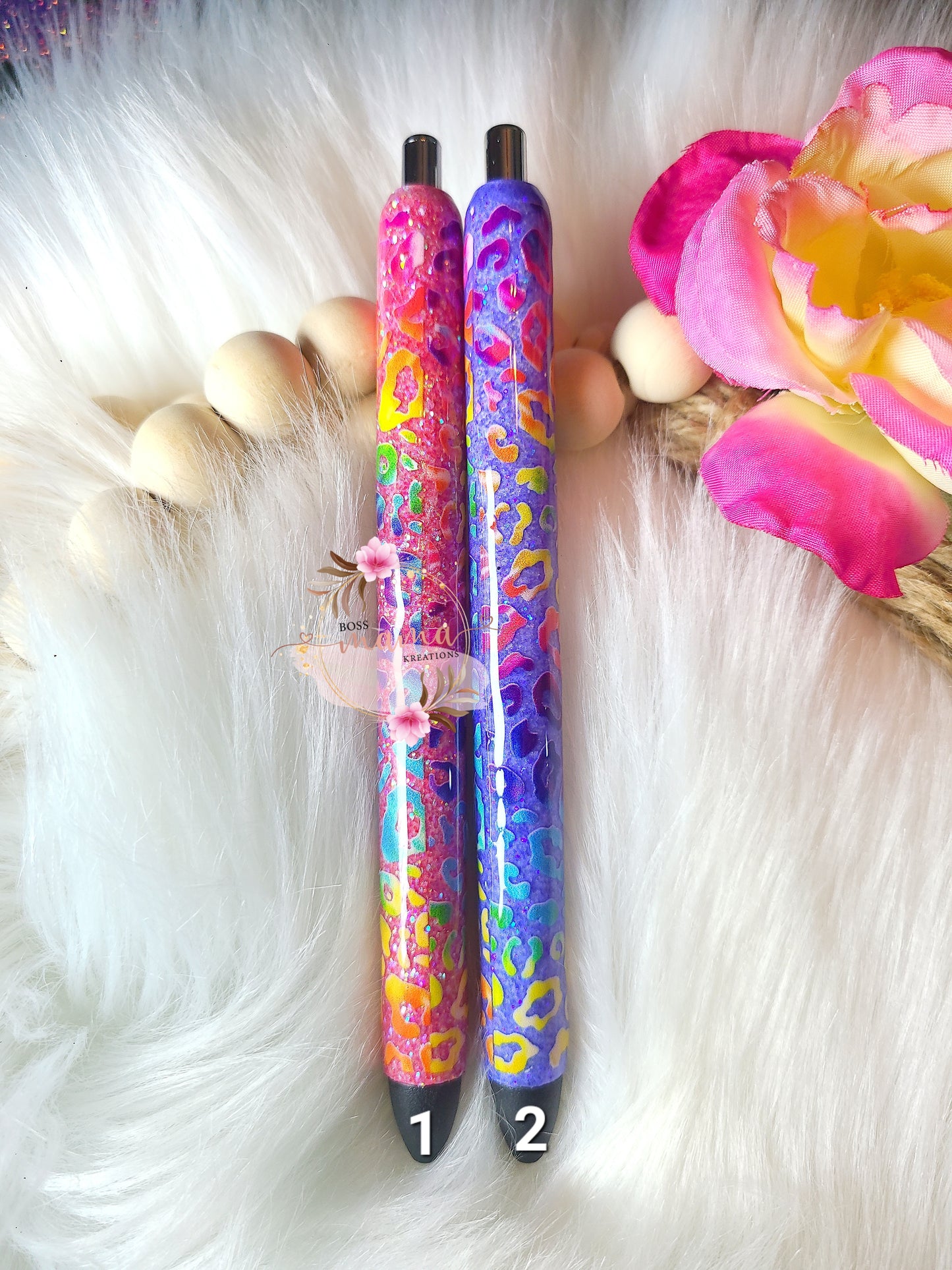 Rainbow Leopard Pen (RTS)