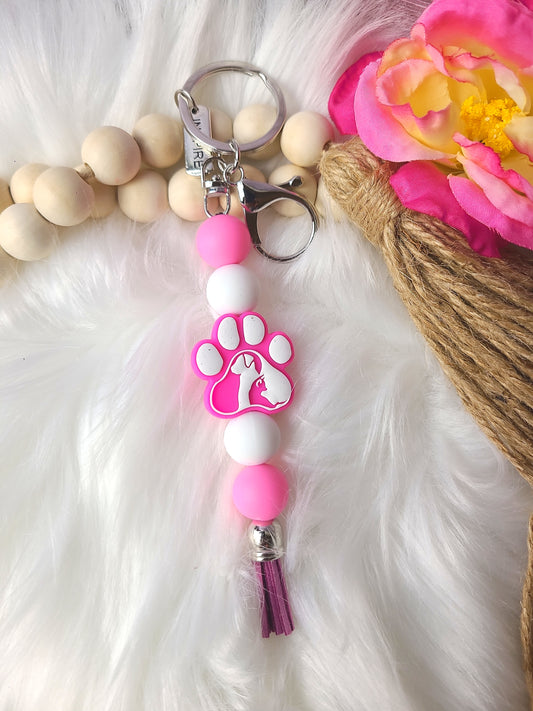 Pink Paw Beaded (RTS)