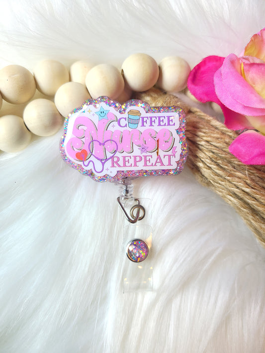 Coffee, Nurse, Repeat Badge (RTS)