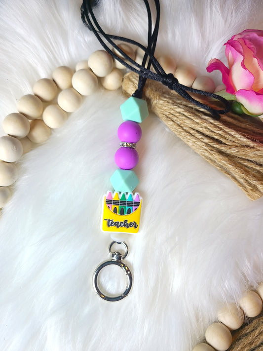 Teacher Crayon Lanyard (RTS)
