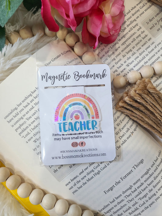 Rainbow Teacher Bookmark (RTS)
