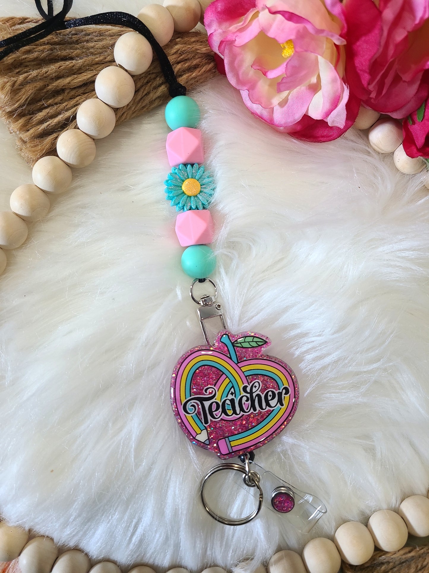 Apple Teacher Badge Lanyard (RTS)