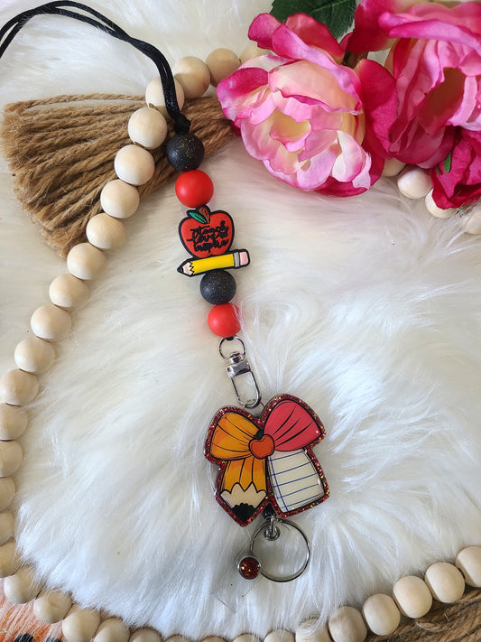 Bow Apple Badge Lanyard (RTS)