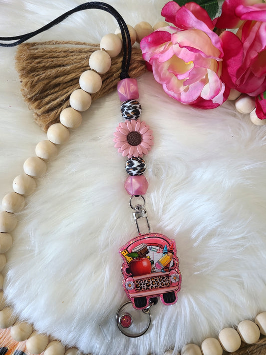 Teacher Truck Badge Lanyard (RTS)