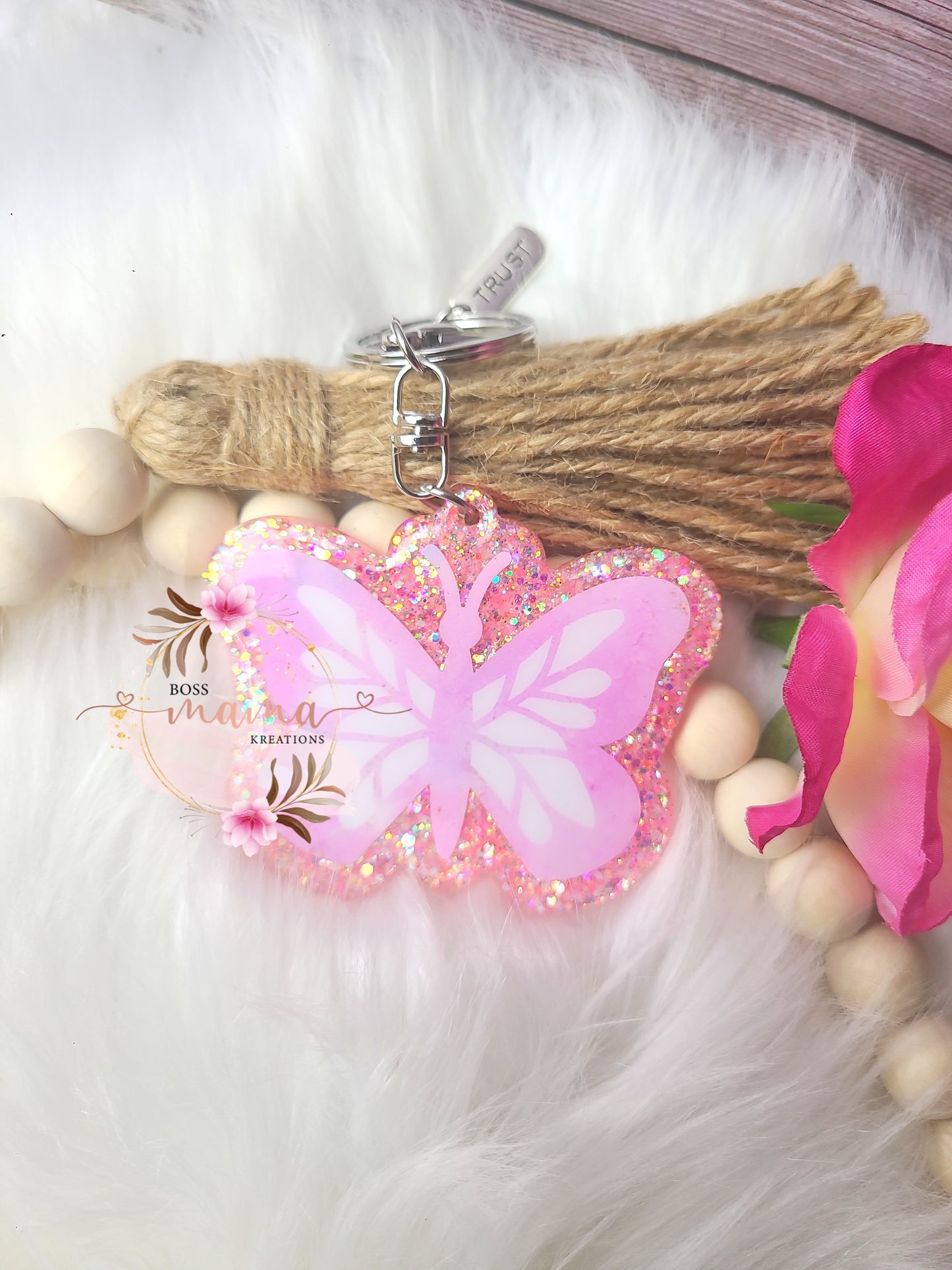 Butterfly Keychain (RTS)