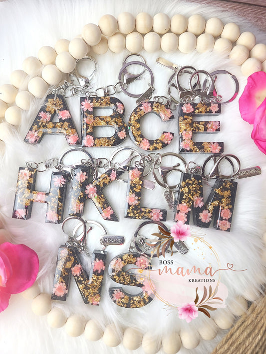 Pink Floral Letters (RTS)