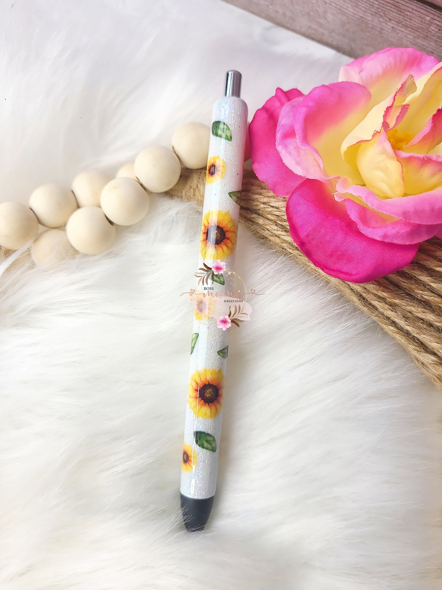 Leaves & Sunflower Pen (RTS)