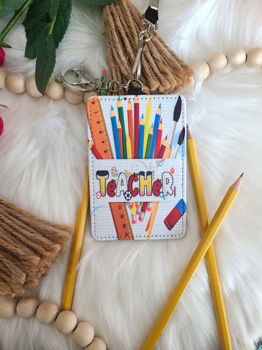 Colorful Teacher ID Lanyard (RTS)