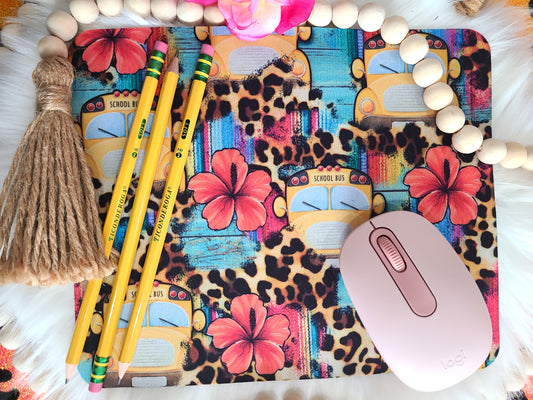 Floral Bus Mouse Pad (RTS)