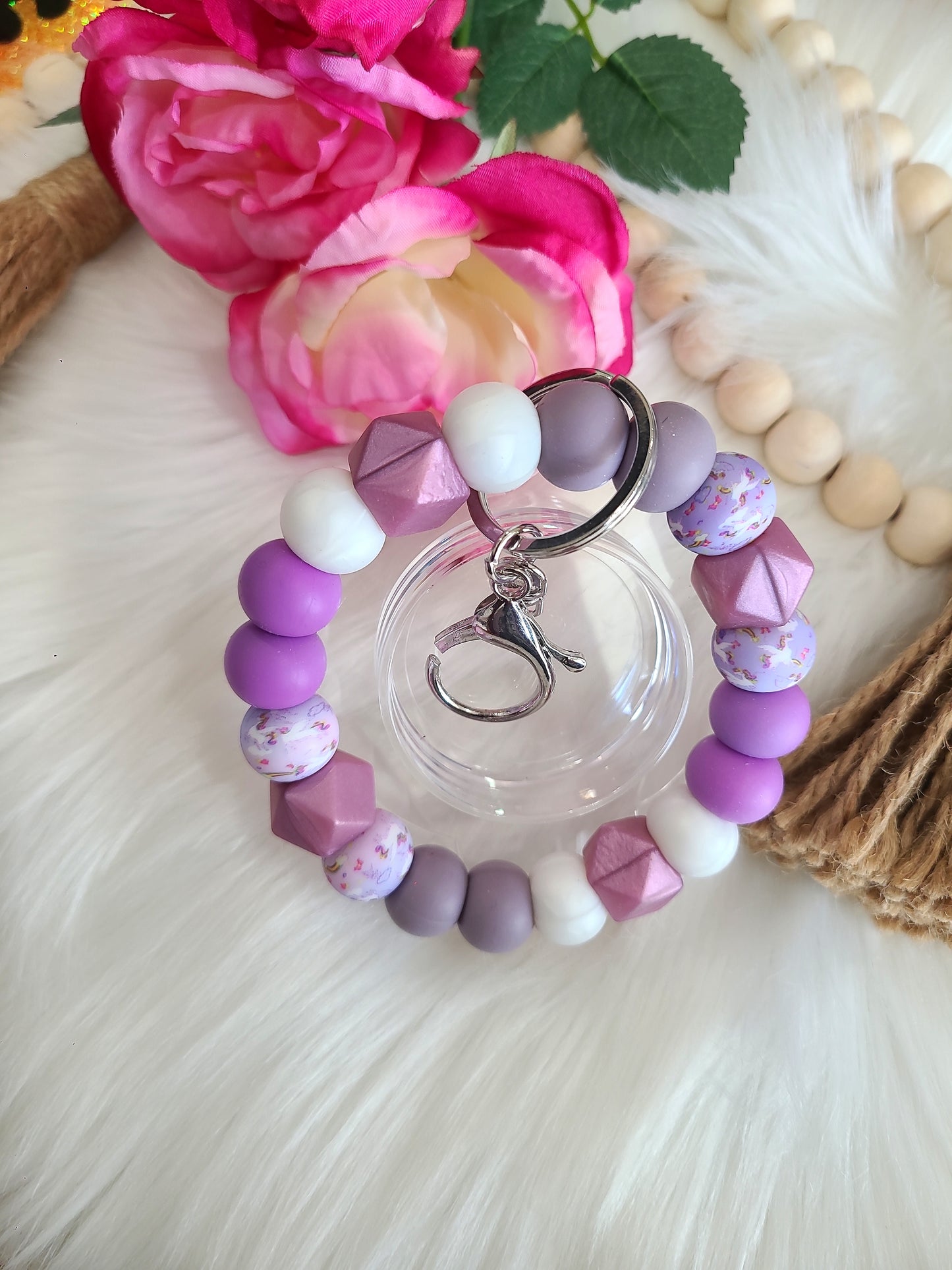 Purple Butterfly Wristlet (RTS)