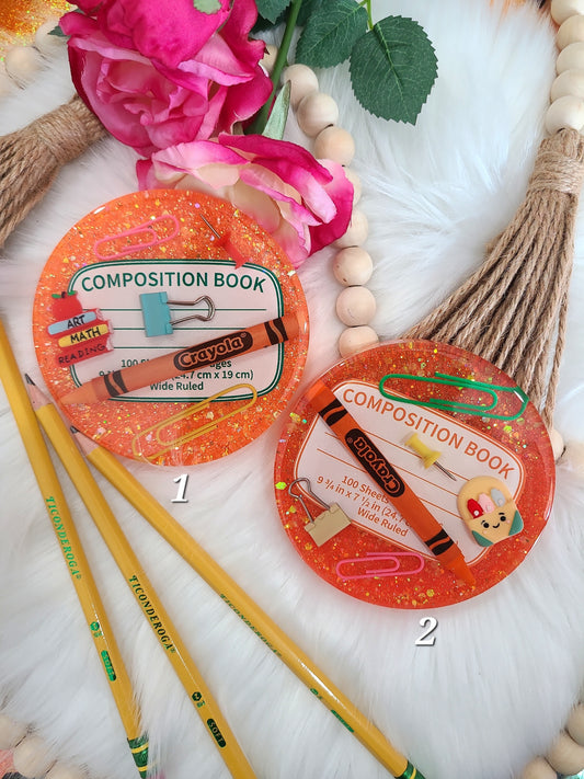 Orange Teacher Coaster