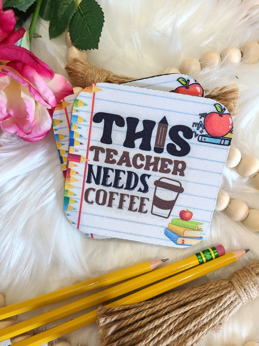 Needs Coffee Coasters (RTS)