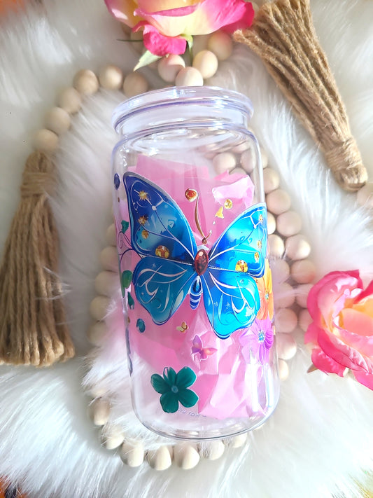 Colorful Butterfly Libbey (RTS)
