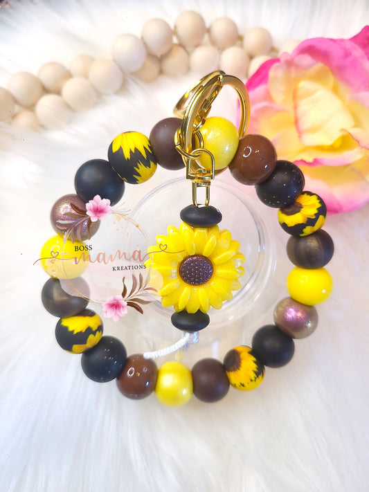 Sunflower Wristlet (RTS)