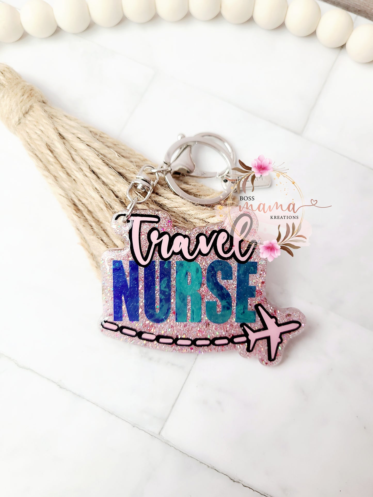 Travel Nurse Keychain (RTS)